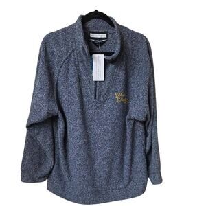 Woolly Threads The Original Wooly Quarter Zip Pullover West Virginia Adult L NWT